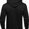 Men's Stitched Fleece Plain Hoodie