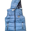 Puffer Quilted Plain Sleeveless Jacket