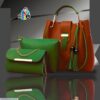 Women's Leather Handbag Set