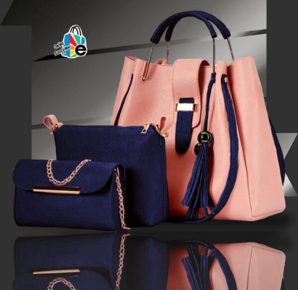 Women's Leather Handbag Set