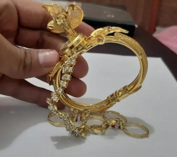 Gold Plated Bracelet Watch Bangle