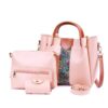 Women's Royal PU Leather Shoulder Bag