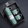 Vacuum Flask Set Steel Water Bottle